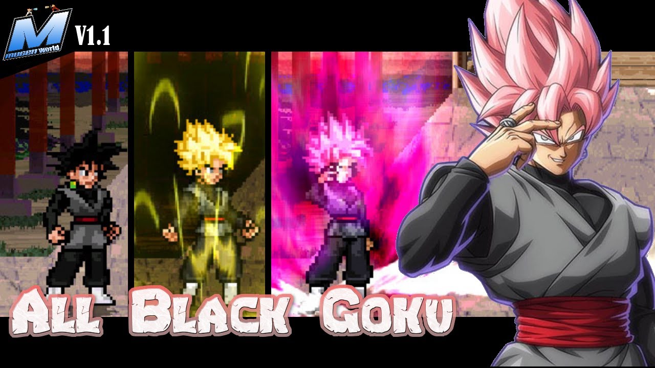 All Black Goku / InSeph, Viniciusonico, Knightmare404 / M.U.G.E.N