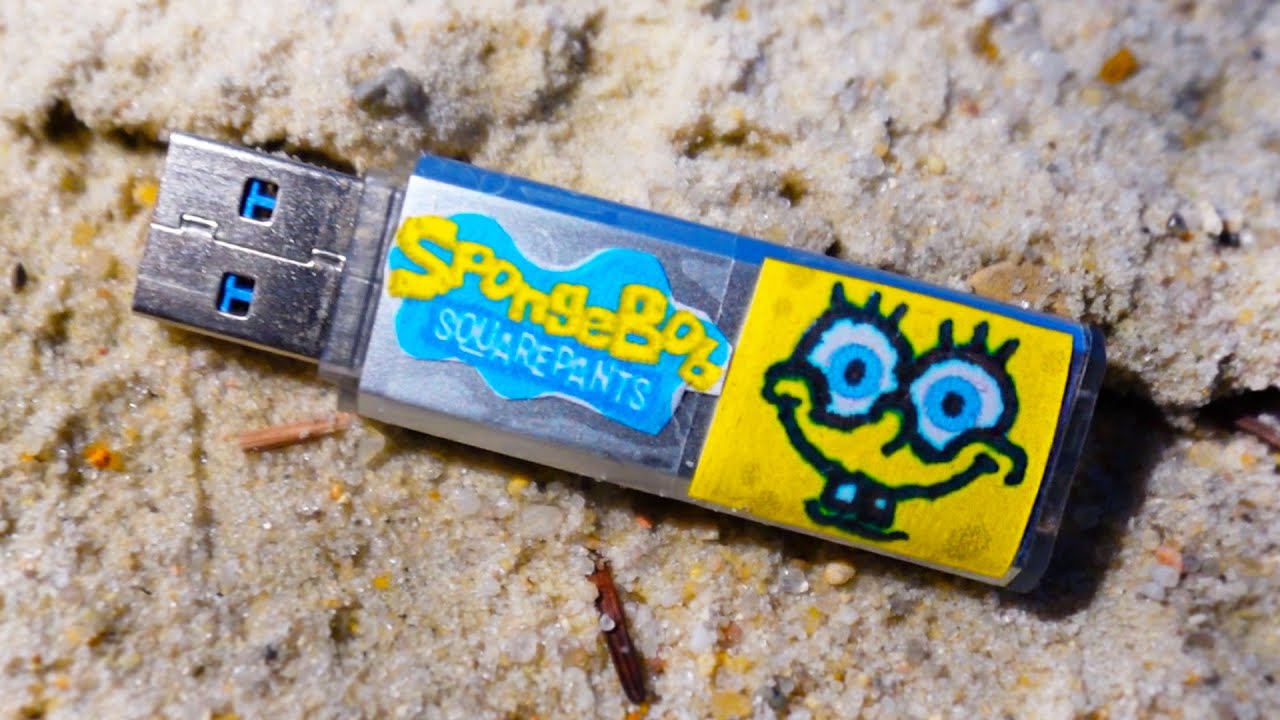 ich habe den SPONGEBOB USB STICK GEFUNDEN