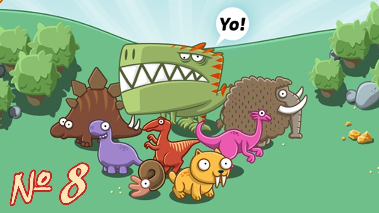 Новые динозавры Парк Динозавров Игра Crazi Dino Park