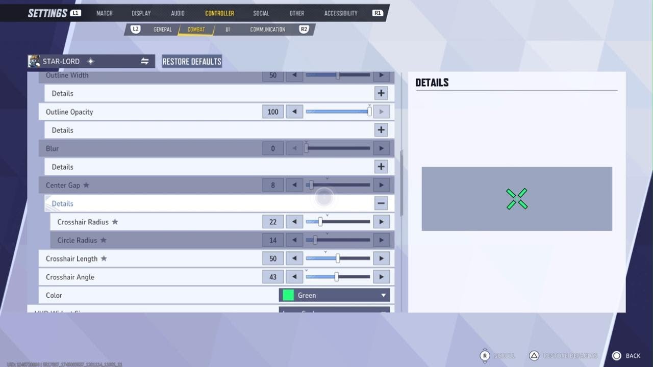 Marvel Rivals Secert FOV Setting Center Gap Explanation