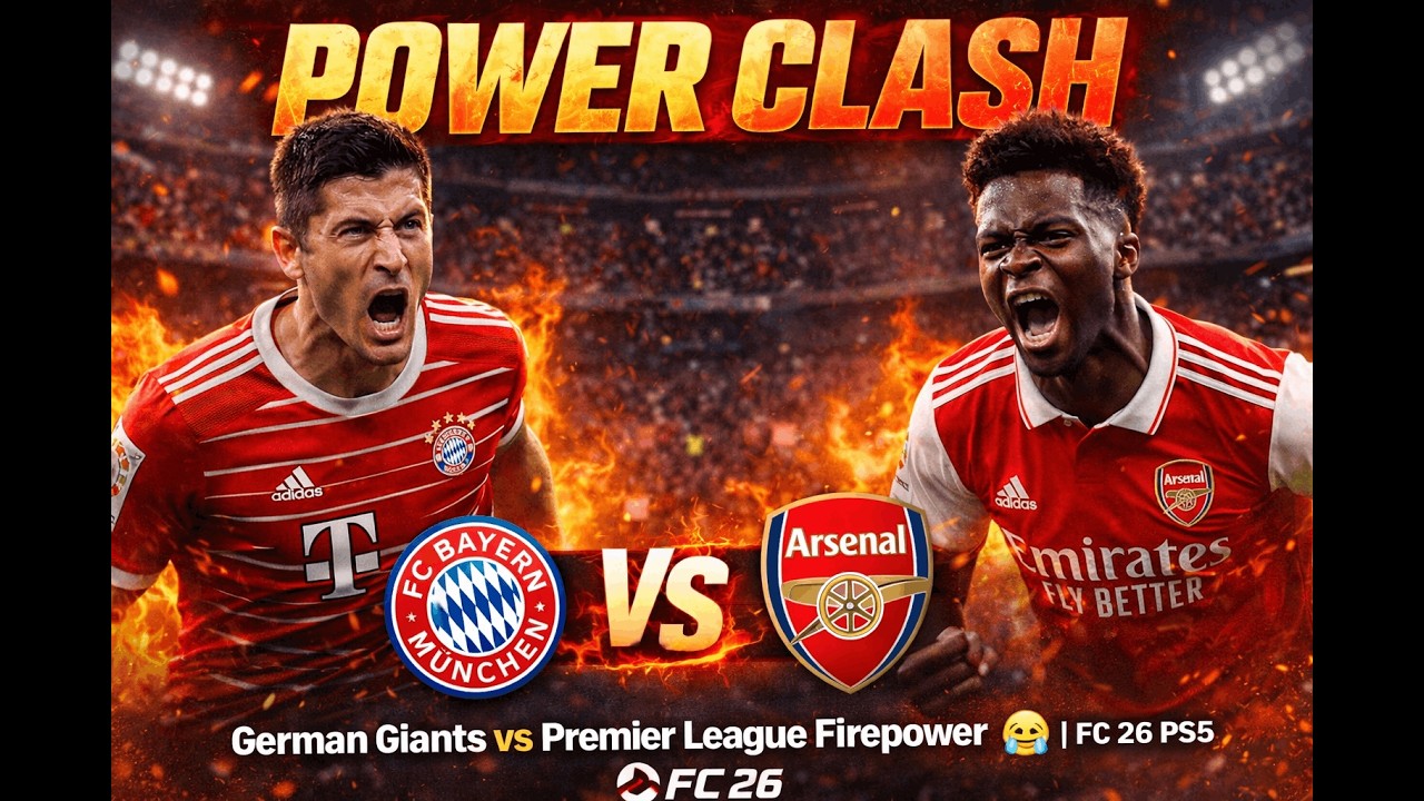German Giants vs Premier League Firepower 😤 | FC 26 PS5 Bayern Munich vs Arsenal