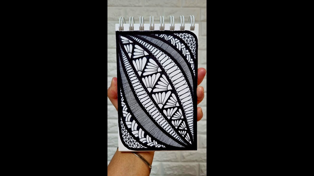 Zendoodle Art Ideas for Beginners || Zentangle inspired art || Compilation