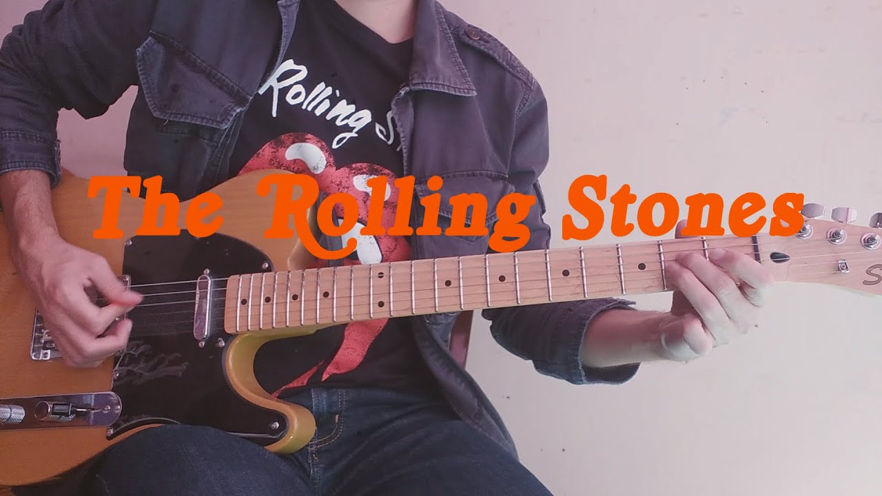 The Rolling Stones - Dancing with Mr D - Guitar cover and Tutorial