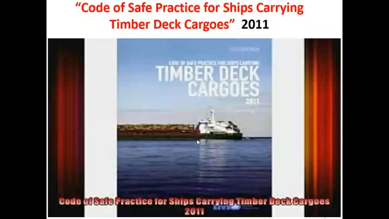 TIMBER CARGOES PART 2  - CARGO WORK CHEIF MATE MMD EXAM PHASE 1