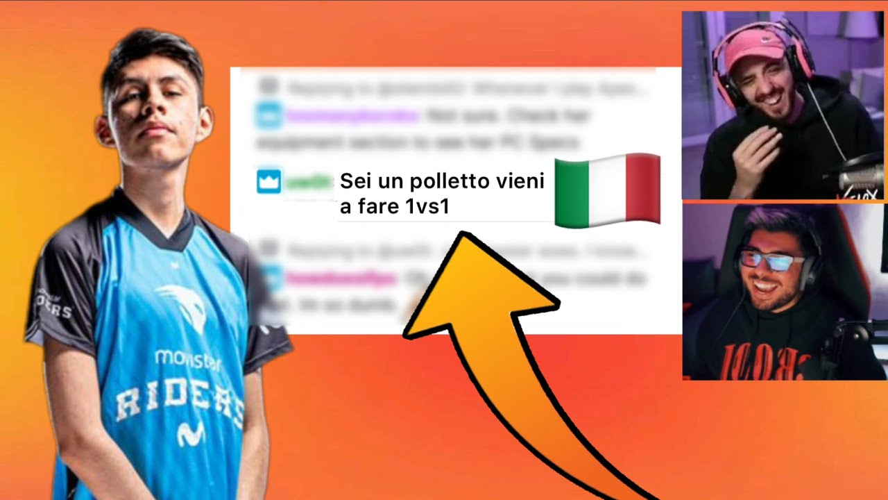 Un ITALIANO lo sfida 1v1 dopo averlo preso in giro ma…