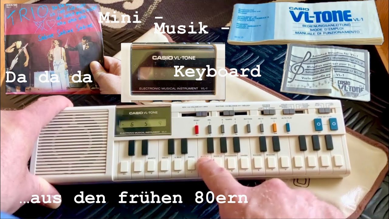 Casio VL-1 oder VL-Tone - Mini Keyboard aus den frühen 80ern - „Dadada…“