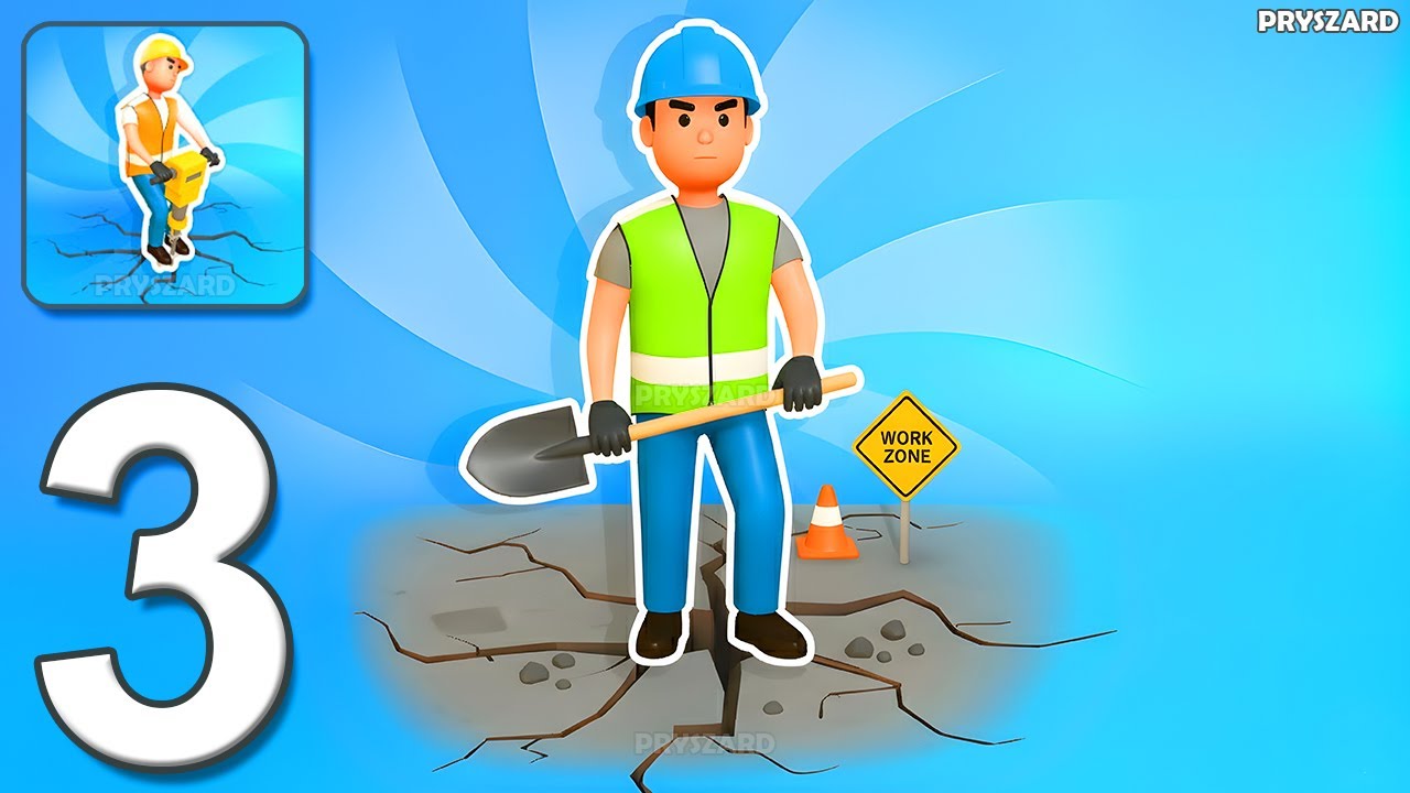 Road Builder Idle - Gameplay Walkthrough Part 3 - Fix All The Roads (iOS, Android)