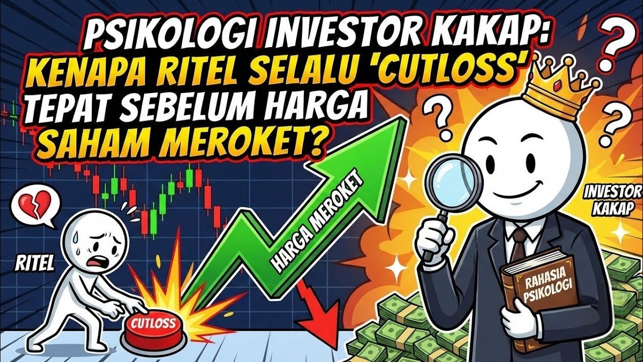 Psikologi Investor Kakap: Kenapa Ritel Selalu 'Cutloss' Tepat Sebelum Harga Saham Meroket?