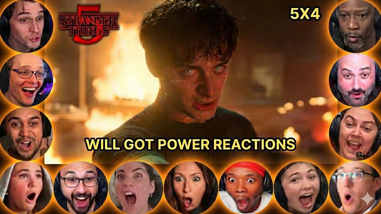 Fans react to will got power| Stranger things 5x4 reaction compilation|