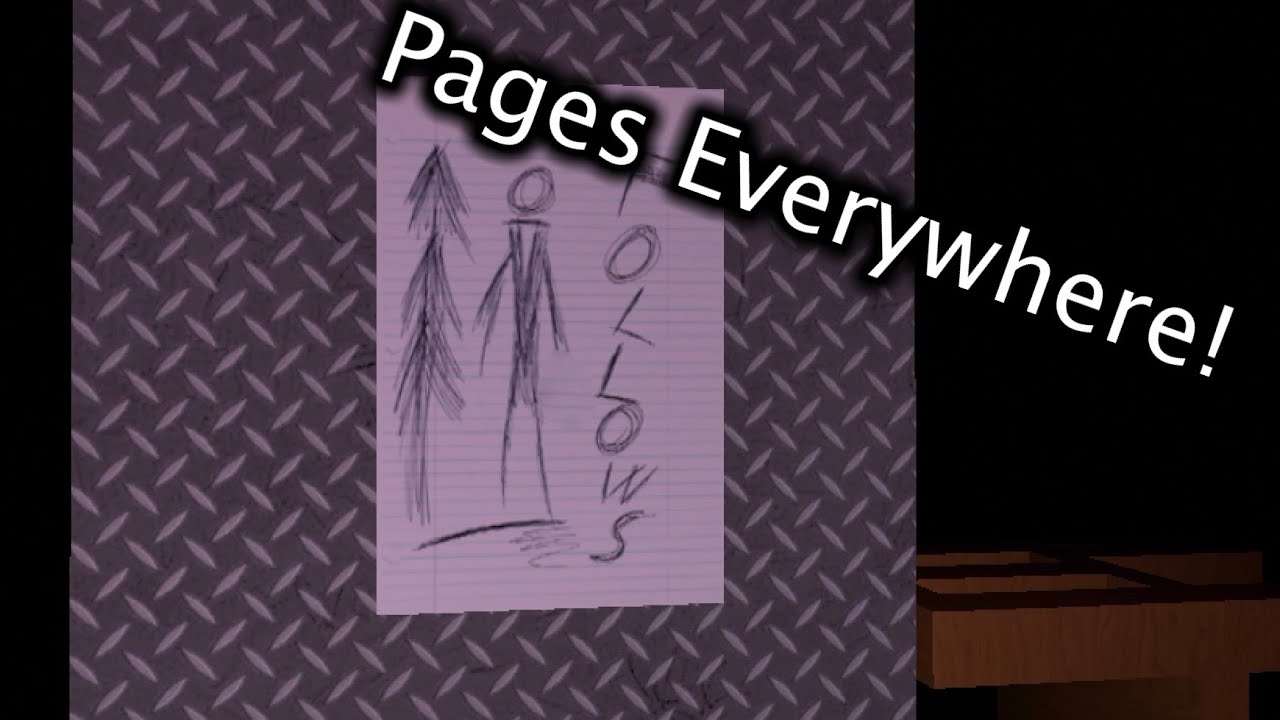 Roblox Stop It Slender - Pages Everywhere!