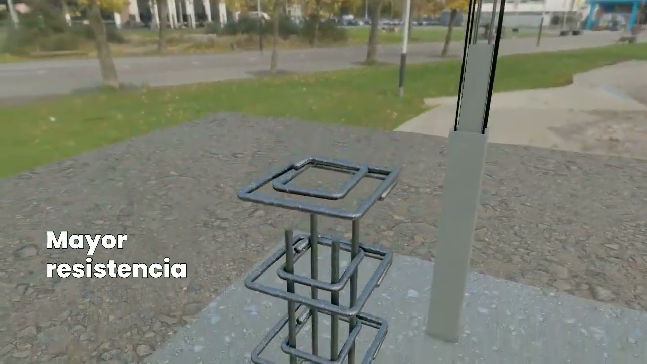 Flejes para columna de alta resistencia (doblarte)