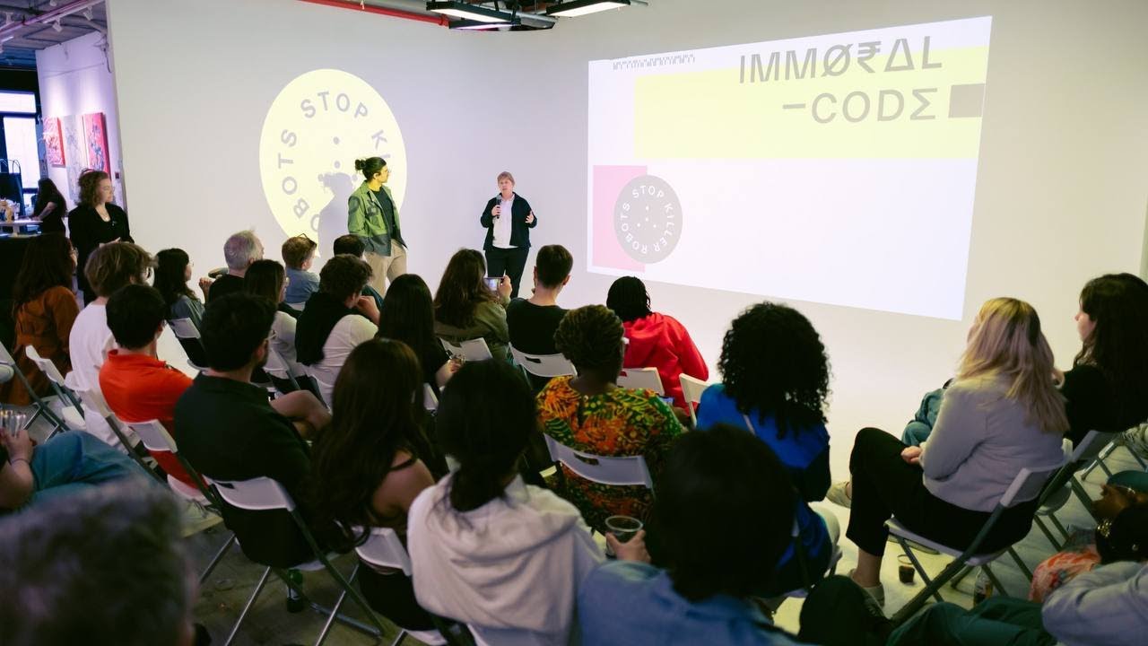 Video Report from the Stop Killer Robots Event at G-Gallery