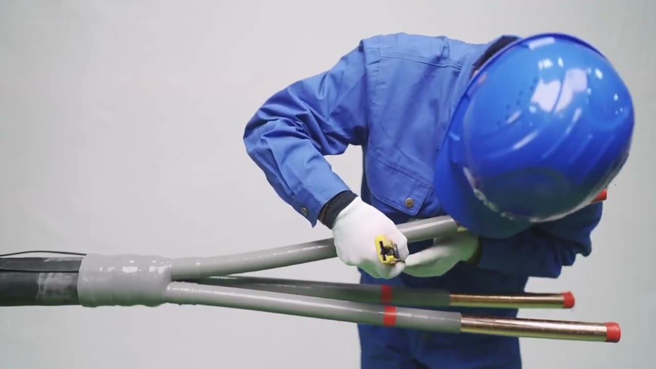 G&W Electric - Installation Demo of Cold Shrink Medium Voltage Cable and Termination (English)