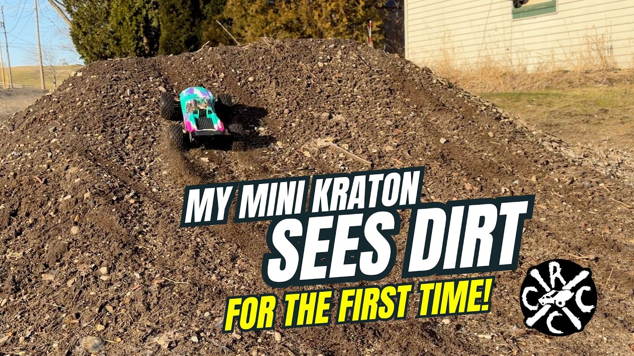 Здорово, наконец-то я смог выехать на своем Mini Kraton 3s на бездорожье!