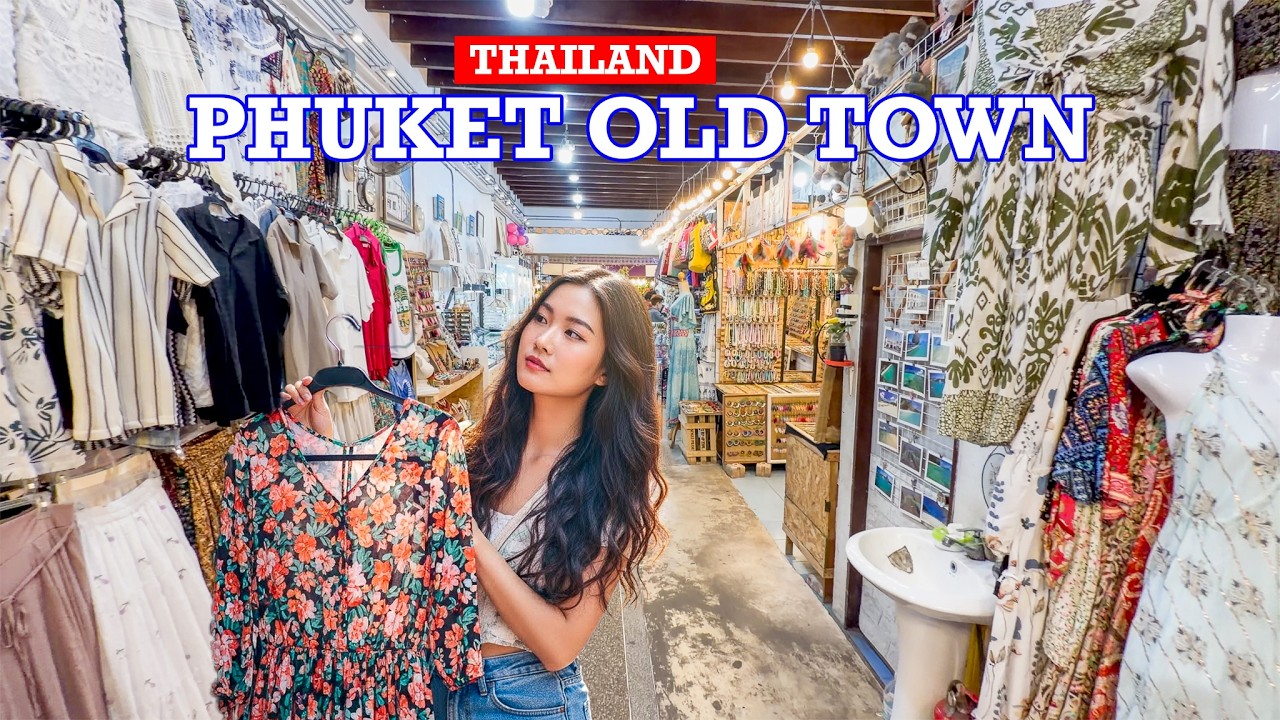 4K HDR - Phuket Old Town | Exploring Thailand Hidden Gems🇹🇭💎😊