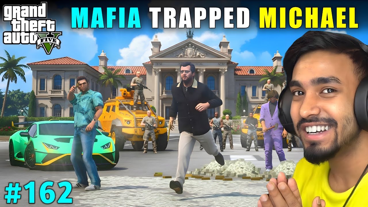 MICHAEL GOT TRAPPED BY HIS BILLIONAIRE FRIEND | TECHNO GAMERZ GTA 5 GAMEPLAY #162​