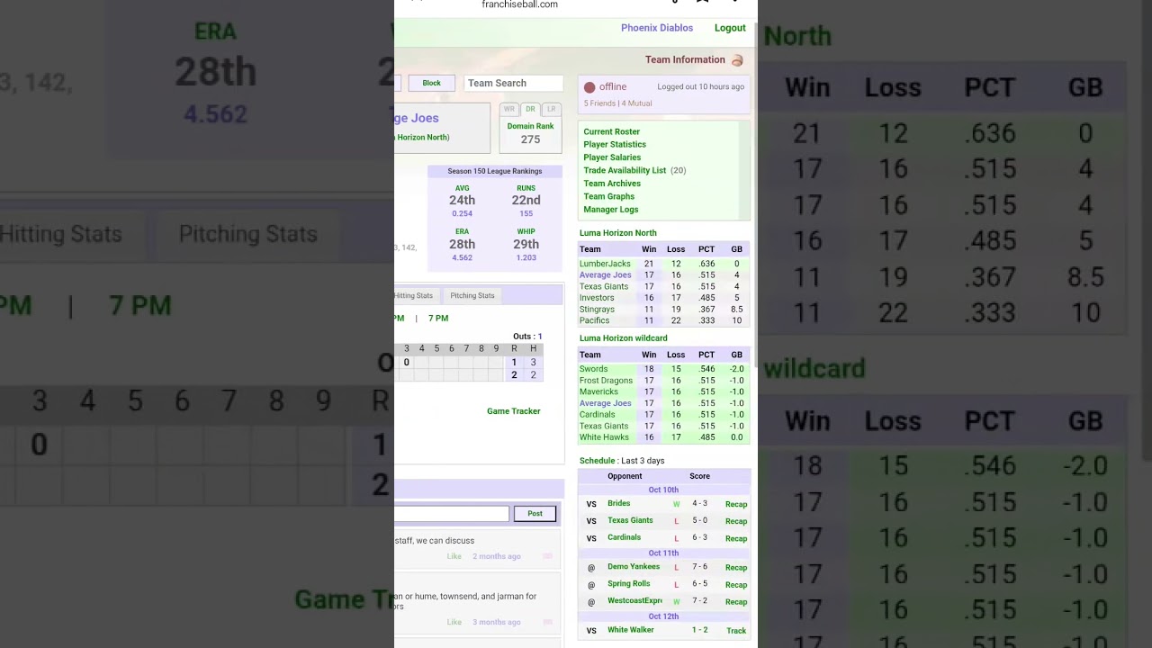 The Diablos host the Average Joes on Monday morning #averagejoes #diablos #baseball #franchiseball
