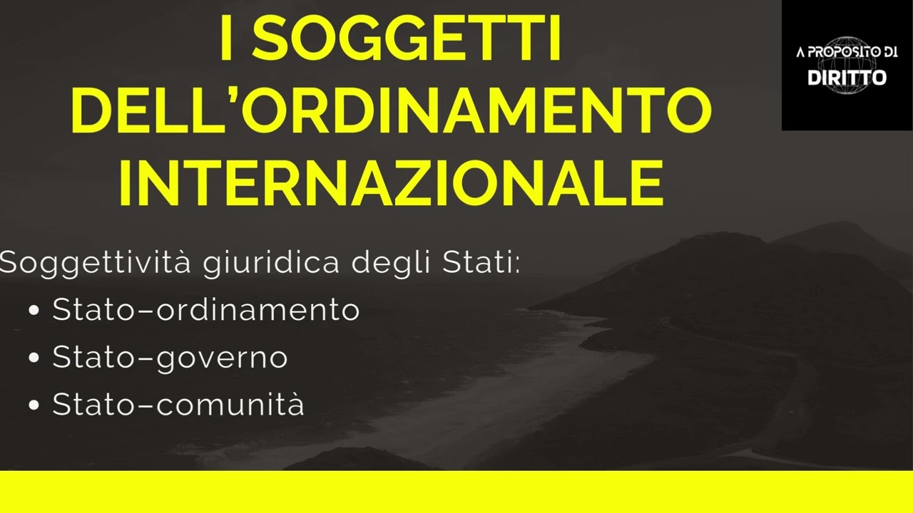La Comunità internazionale