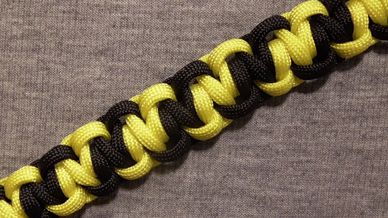 How To Tie A Lightning Bolt Paracord Bracelet Without Buckle