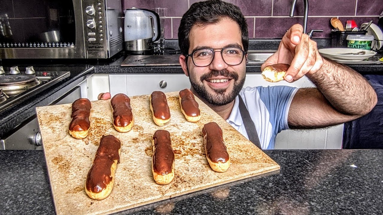 Eclair | اكلير | كريم پف | شيف شاهين