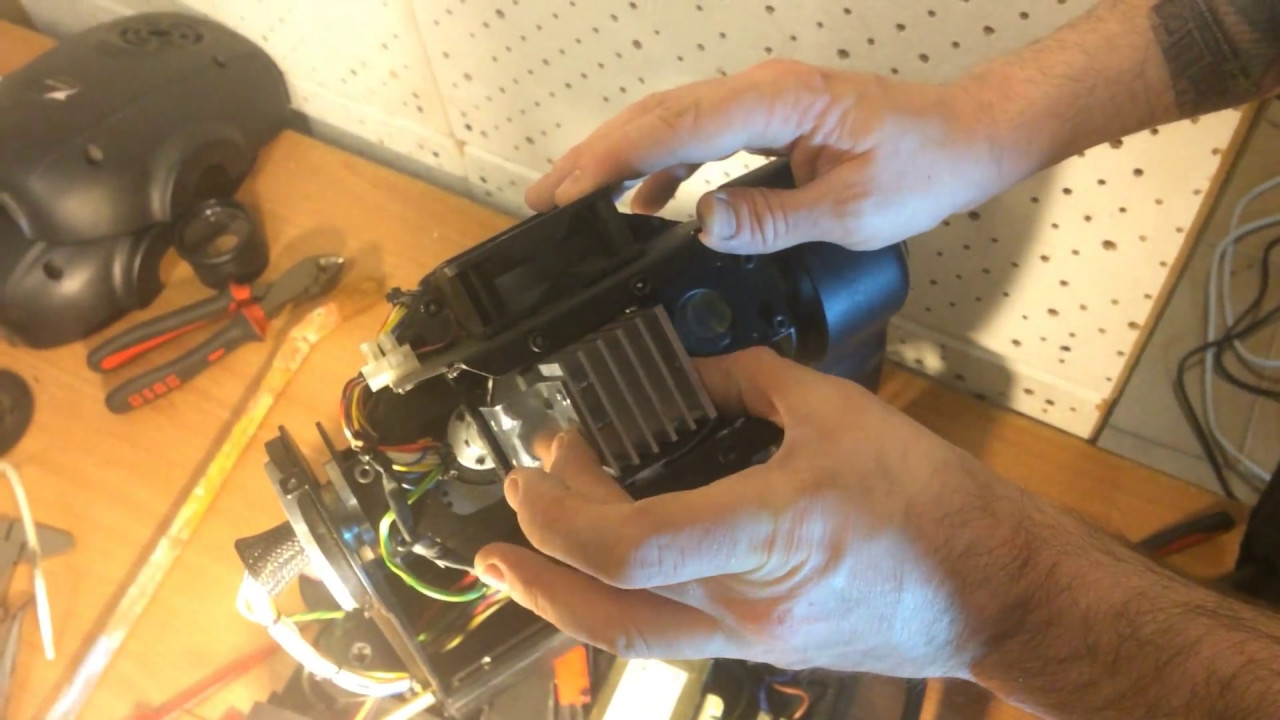How to convert an old moving head filament light to a cob led light