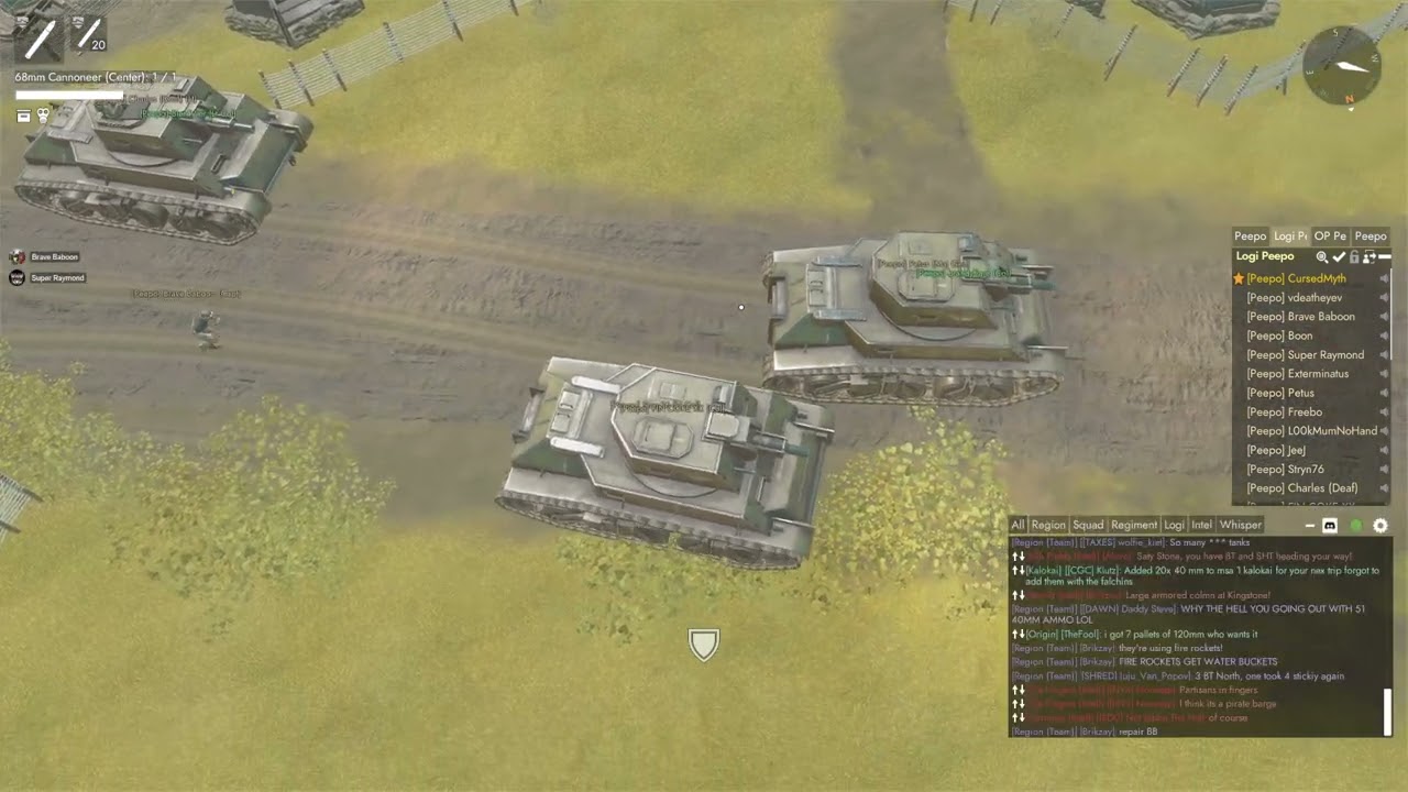 War 100 awesome tank flank