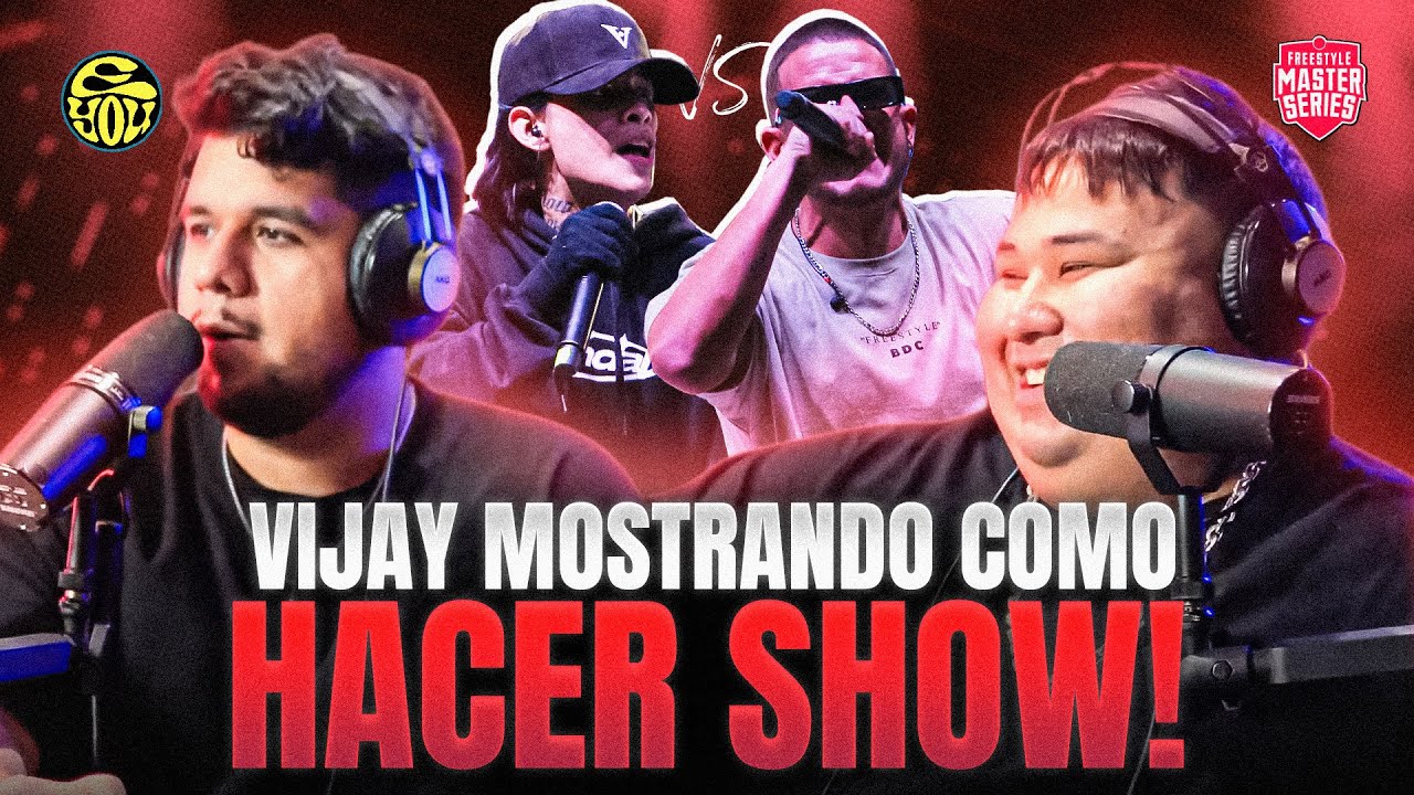 VIJAY DANDO CLASE con ARKANO! - Reacción a ARKANO vs VIJAY - FMS Perú - EYOU TV