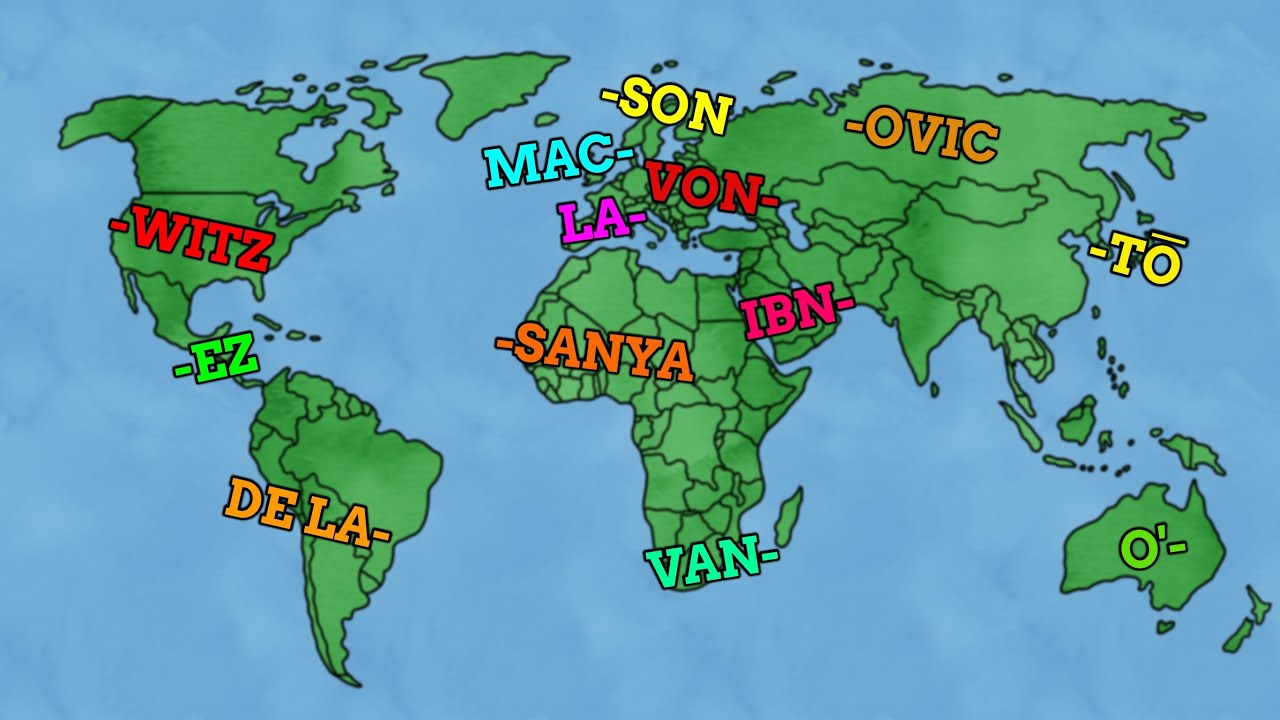 Last Names Around The World