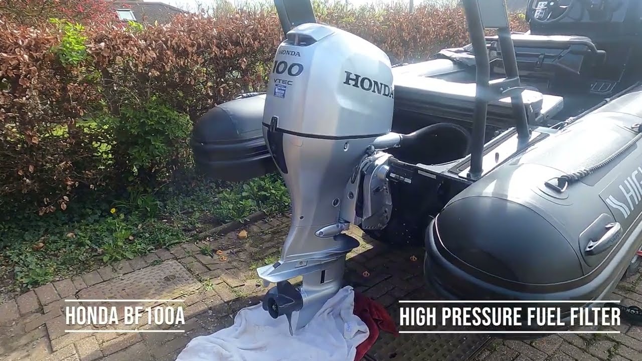 Honda Outboard BF 75 / 80 / 90 / 100 - How To Change High Pressure Fuel Filter