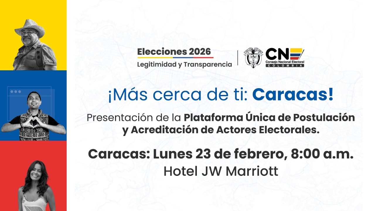 Presentación de la plataforma única de postulación y acreditación de actores electorales