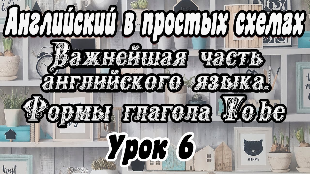 Урок 6. Формы глагола To be / Важная часть английского языка