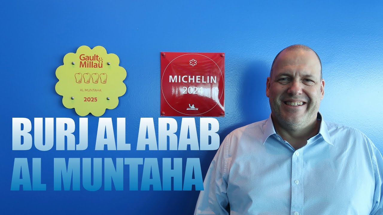 Luxury Lunch at AL MUNTAHA | Burj Al Arab | Dubai | One Michelin Star Restaurant