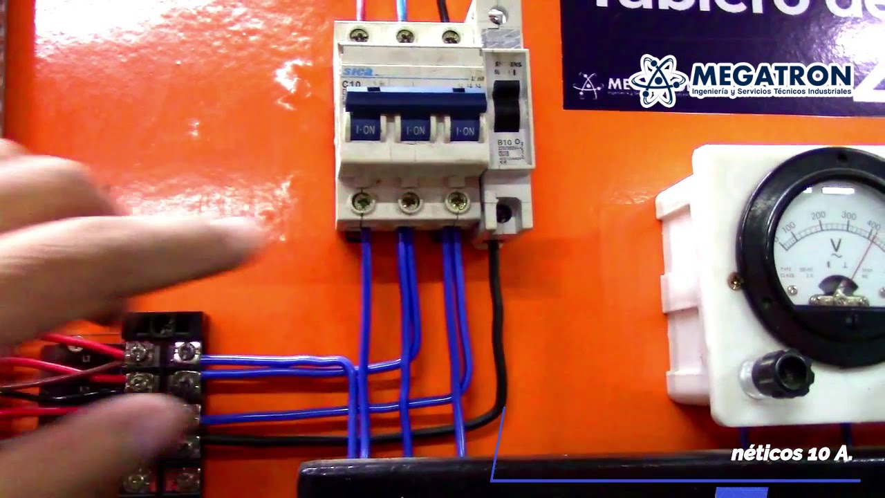 Arranque de un motor con Final de Carrera / Curso de Automatismos Eléctricos - MEGATRON INGENIERIA