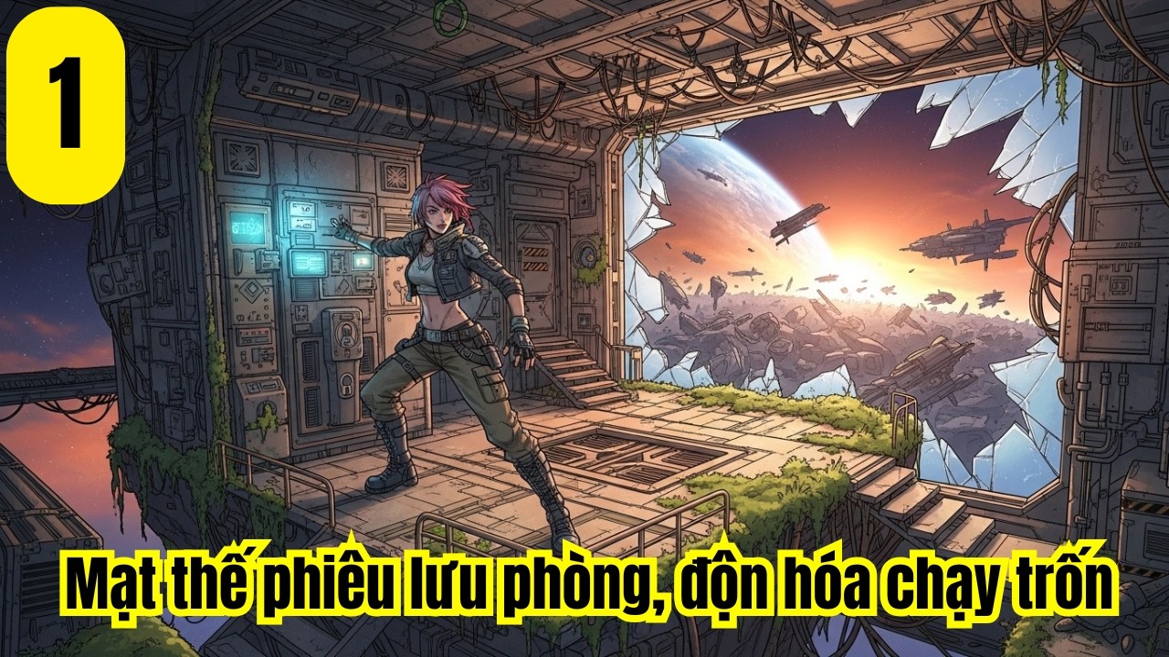 Tập 1: Mạt thế phiêu lưu phòng, độn hóa chạy trốn/Mạt thế phiêu lưu đảo phòng độn hóa, Không Gian