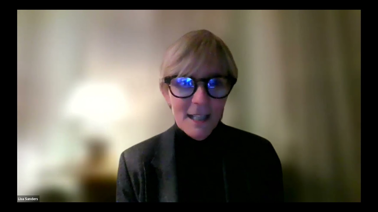 A Conversation with Lisa Sanders, MD (December 2021)