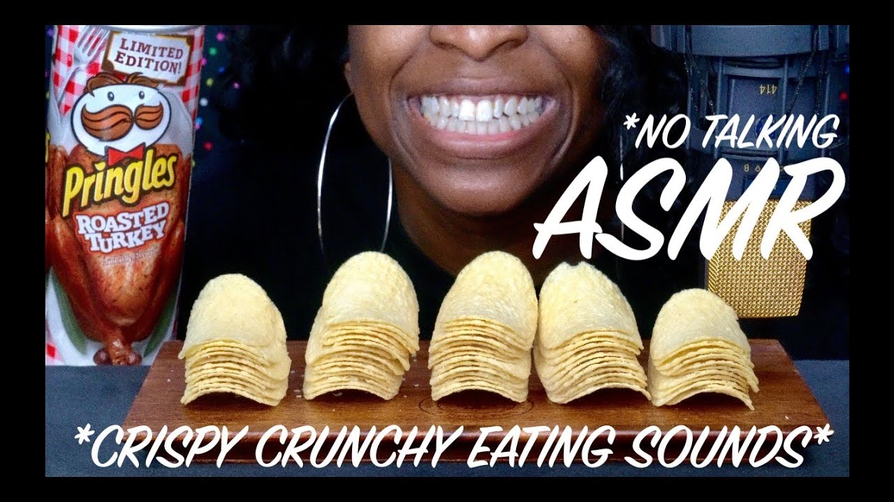 *NEW* PRINGLES ROASTED TURKEY POTATO CHIPS ASMR..!!
