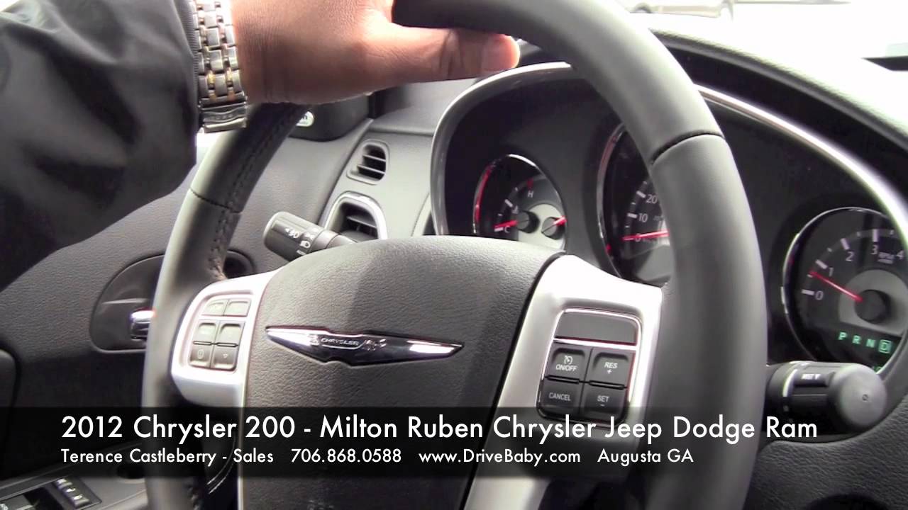 2012 Chrysler 200 - Features and Test Drive - Milton Ruben Chrysler