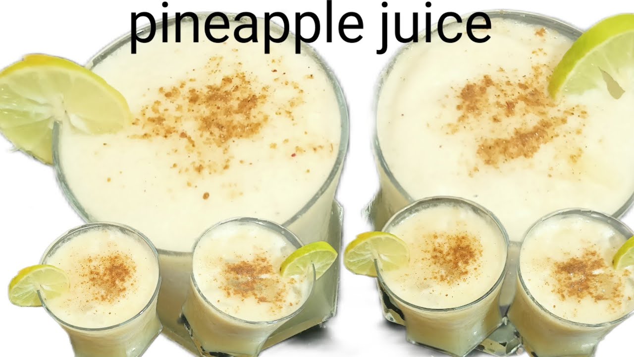 Pineapple 🍍 juice|how to make pineapple juice 