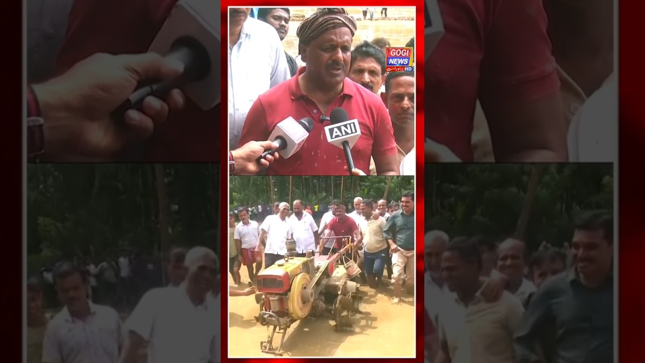 K'taka Legislative | Assembly Speaker | UT Khader takes | part in an agricultural d | @goginews
