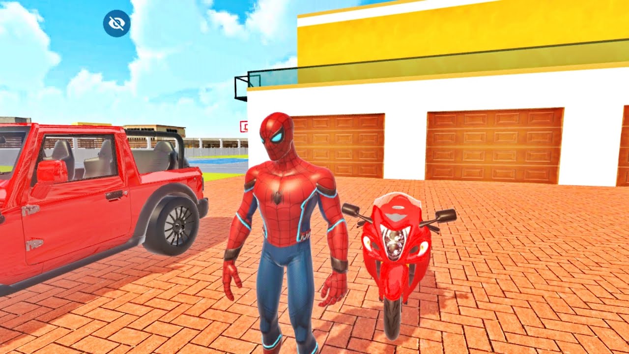 Spiderman Mc Queen Hulk GTA5 character Indian Their Auto Simulator Game Ironman 