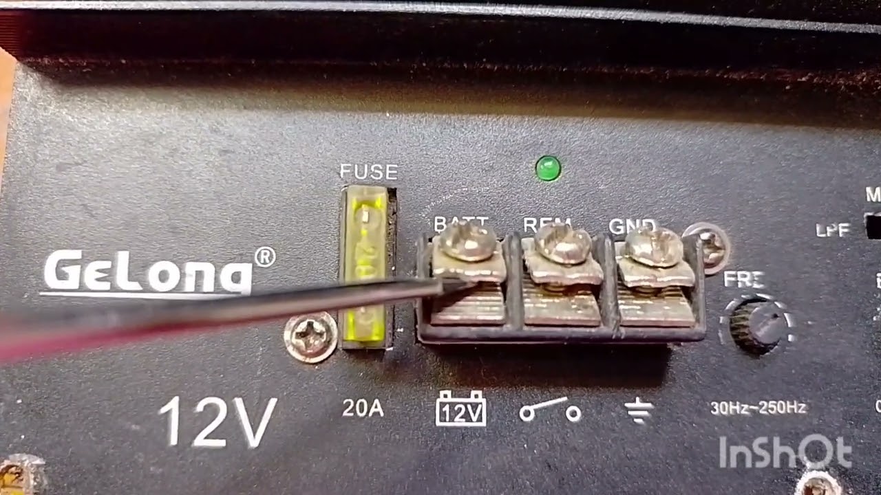 Gelong Subwoofer amplifier (කාර් ඈම්ප් එකට නිවැරදිව විදුලිය ලබා දෙමු)