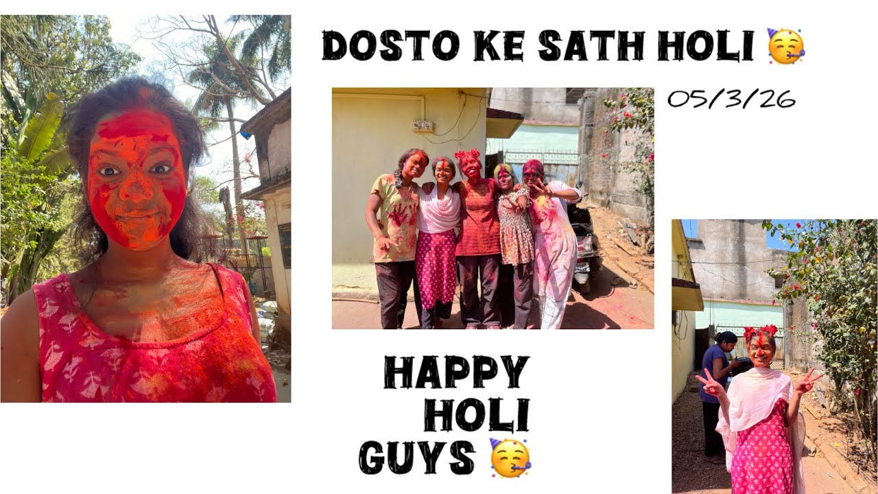 05/4/26 holi msti🥳😜