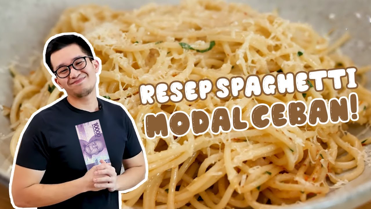 Resep Spaghetti Aglio Olio Modal Rp 10.000 [ Murah Tapi Enak ]