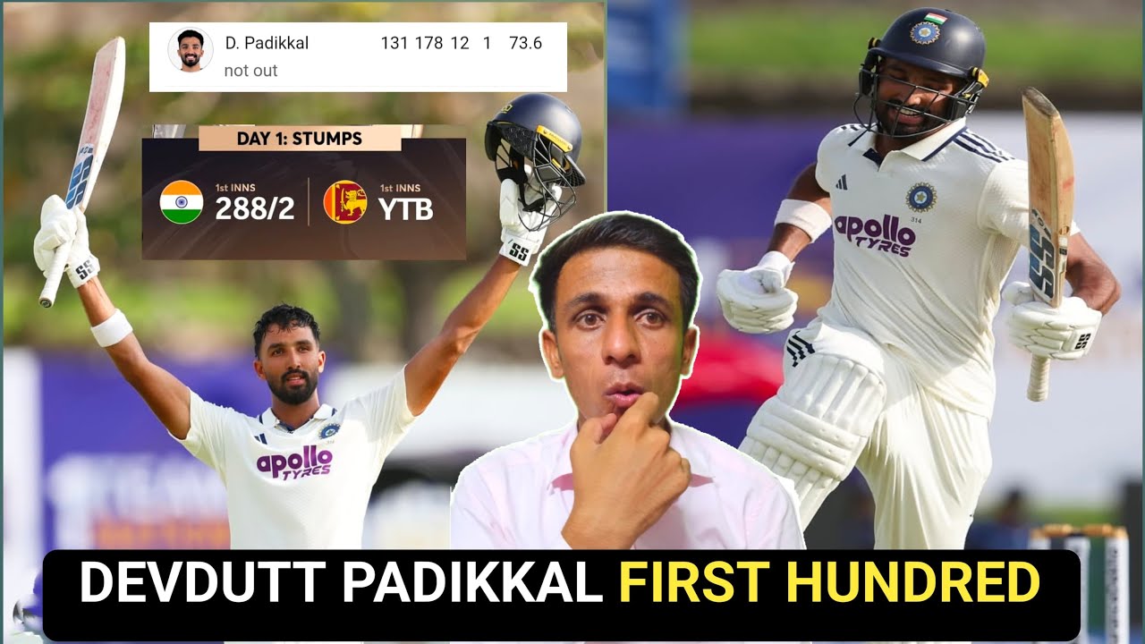 Devdutt padikkal first hundred debut 131 runs GG bhai happy 🏏🔥 #viralvideo #devduttpadikal 