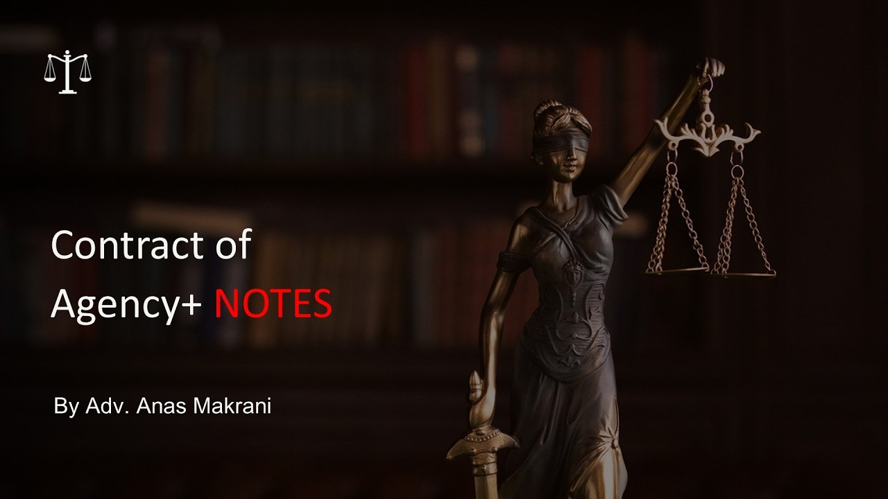 Contract of Agency || With Notes || Semestra Legal || Law of Contract P ||