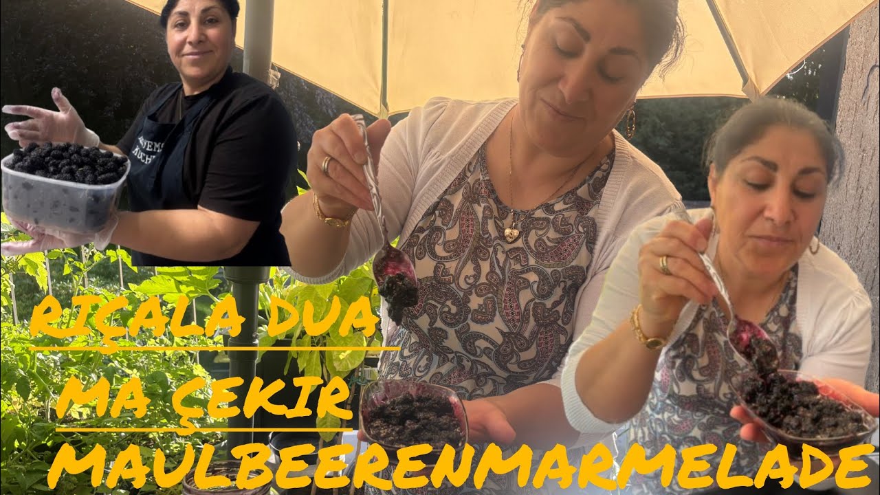 RIÇALA DUA KURDISH MAULBEERENMARMELADE SEHR EINFACH & SCHNELL PERFEKT FÜR FAMILIE