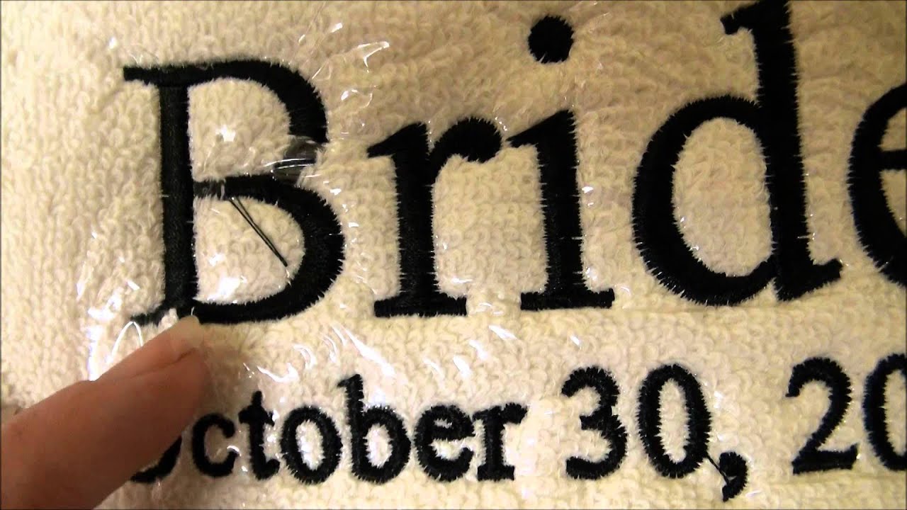Embroidering on Pile Fabrics