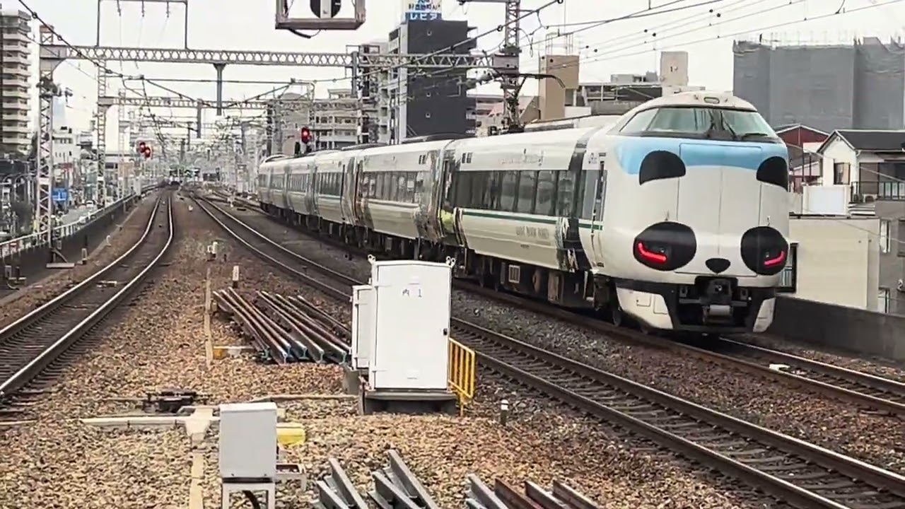 ［大阪環状線へと転線！］きのくに線287系特急くろしお9号白浜行き　　　大阪環状線野田駅通過！