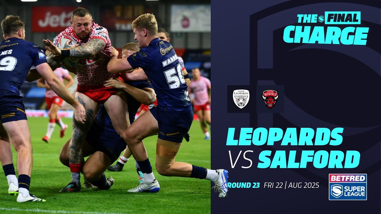 Highlights | Leigh Leopards vs Salford Red Devils | 2025 Betfred Super League, Round 23