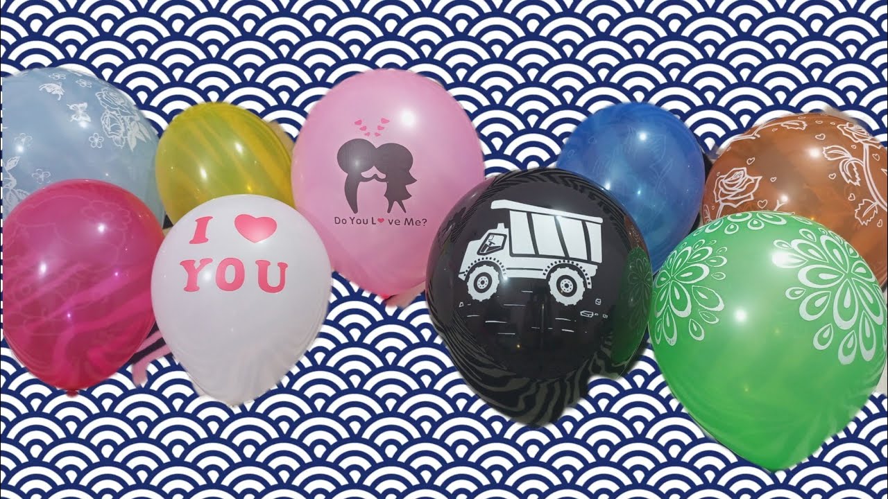 Beautiful Balloons Pop | Balloon Popping Video | Relaxing and Satisfying 💯